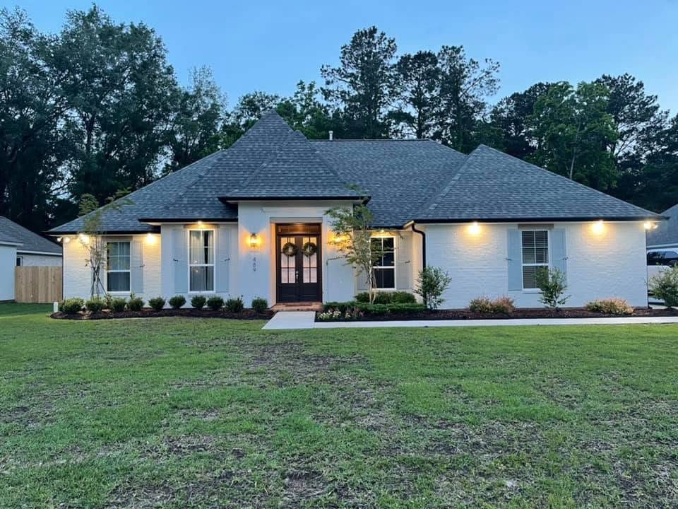 Exterior of a new-build home