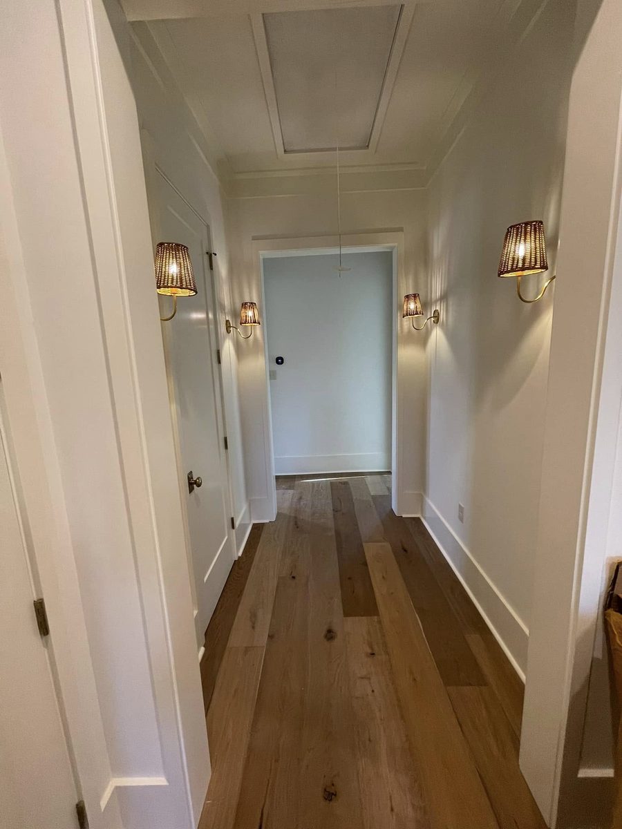Hallway sconce lighting run